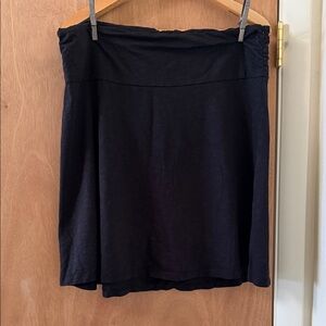 Toad&Co Classic Black Mini Skirt